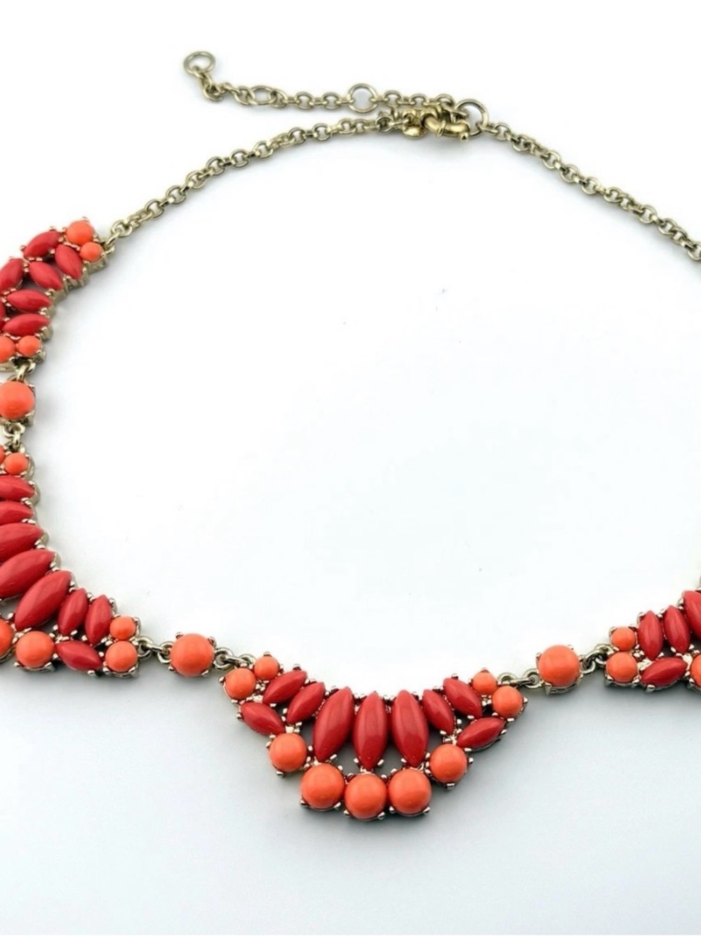 Coral Statement Bib Necklace - Women Jewelry